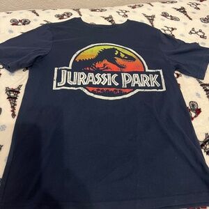 Jurassic Park Navy Blue Boys T-shirt Size L